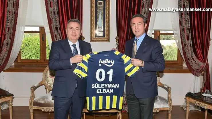 Ali Koç'tan Vali Elban'a Fenerbahçe forması