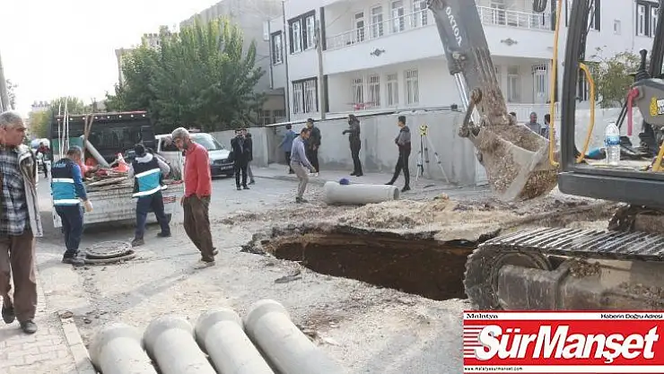 Alt yapı çalışmaları sırasında göçük: 1 yaralı