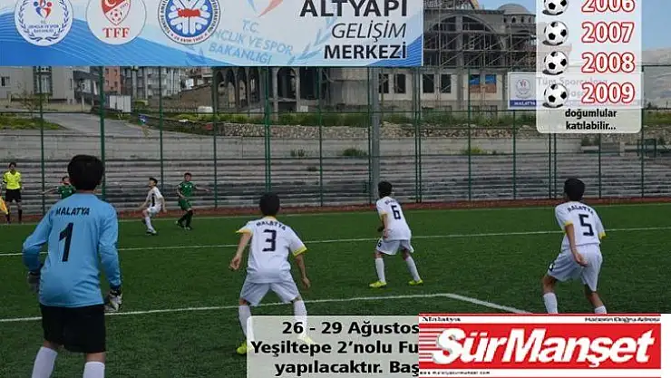 Altyapı Gelişim Projesi kapsamında futbolcu seçmeleri yapılacak