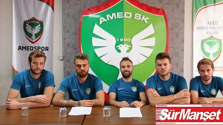 Amed Sportif Faaliyetler'de bazı futbolculardan açıklama