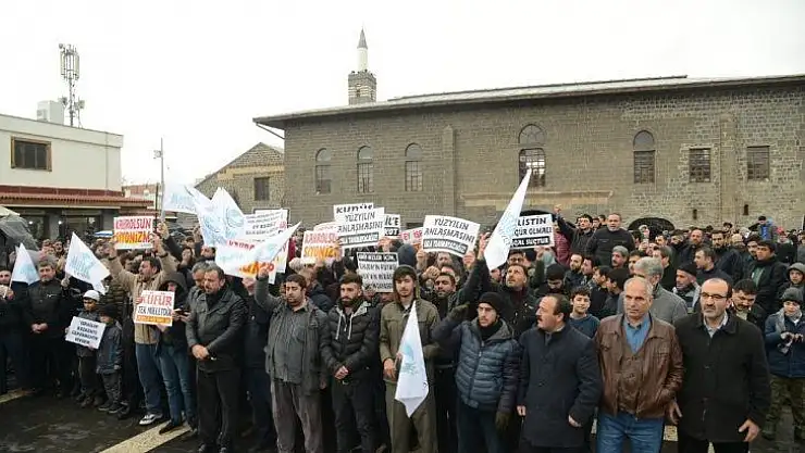 Amerika'nın Ortadoğu barış planına bir tepki de Diyarbakır'dan