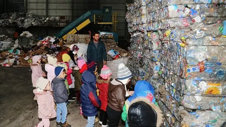 Anaokulu öğrencilerine yerinde  'Sıfır Atık' eğitimi