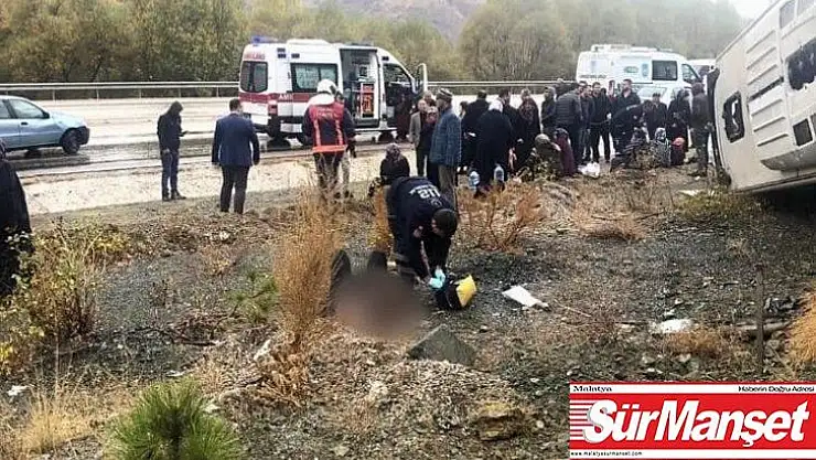 Ankara Bala yolunda otobüs devrildi. Kazada Dikmen Sağlık Ocağına kontrolleri için götürülen yaklaşık 20 kadının yaralandığı belirtildi.