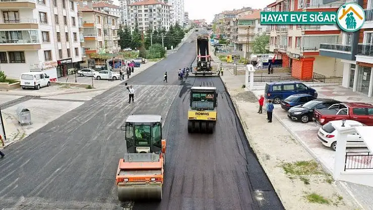 Ankara Büyükşehir Belediyesinden yoğun asfalt mesaisi