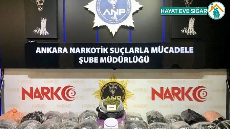 Ankara'da 22 kilo esrar ele geçirildi