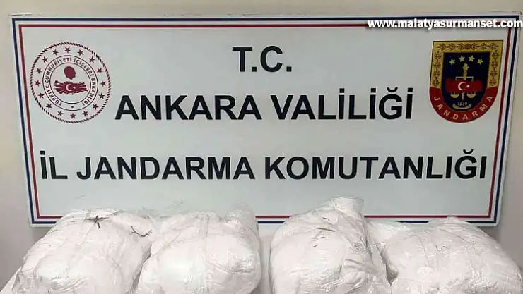 Piyasa değeri 20 milyon lirayı bulan 40 kilo eroin ele geçirildi