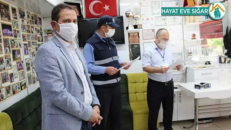 Ankara'da sık kullanılan alanlarda korona virüs denetimi