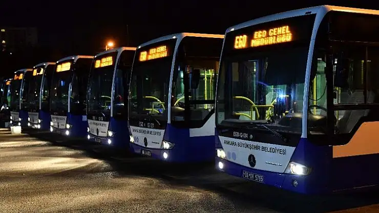 Ankara'da toplu taşıma araçları düzenli temizleniyor