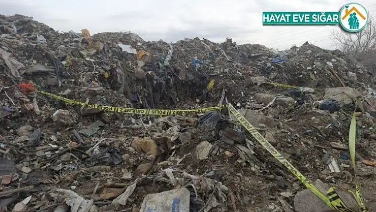 Ankara'da yakılmış köpek leşleri toplandı