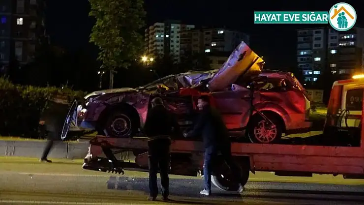 Ankara'da yol temizleme aracına çarpan otomobilin sürücüsü hayatını kaybetti