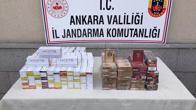 Ankara'da yolcuların valizinden 660 paket kaçak sigara ve 290 paket pipo tütünü çıktı