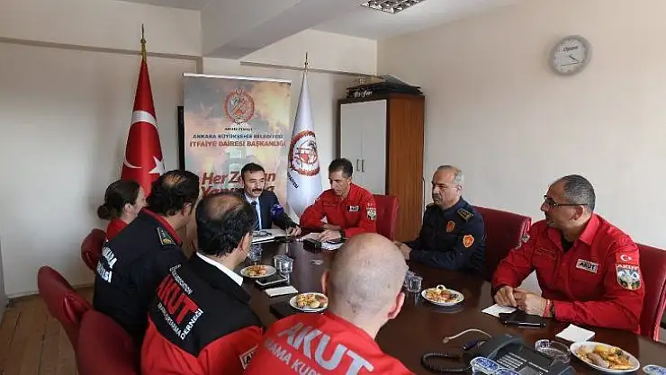 Ankara İtfaiyesi ve AKUT doğal afetlerde iş birliği yapacak