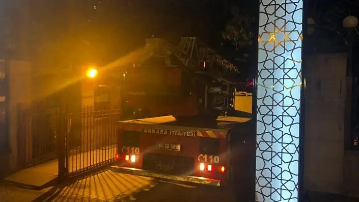 Ankara Üniversitesi İlahiyat Fakültesinde yangın