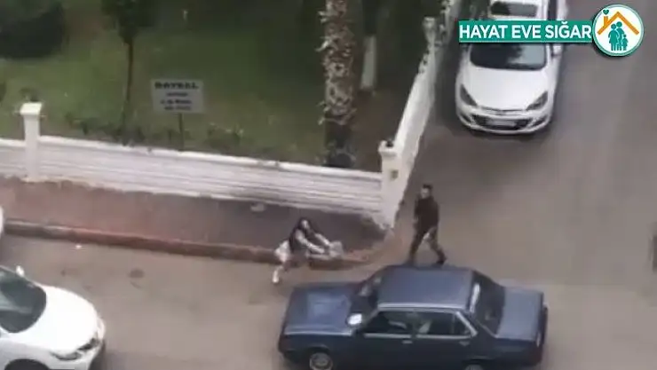 Antalya'da 'otomobilin suçu ne?' dedirten görüntü