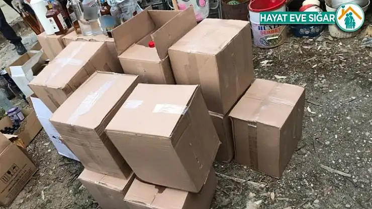 Antalya'da  bayram öncesi sahte içki operasyonu