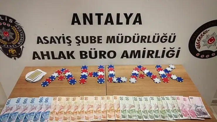 Antalya'da kumar operasyonu