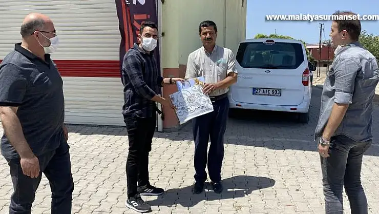 Arabanlı şehit ailelerine Kurban Bayramı ziyareti