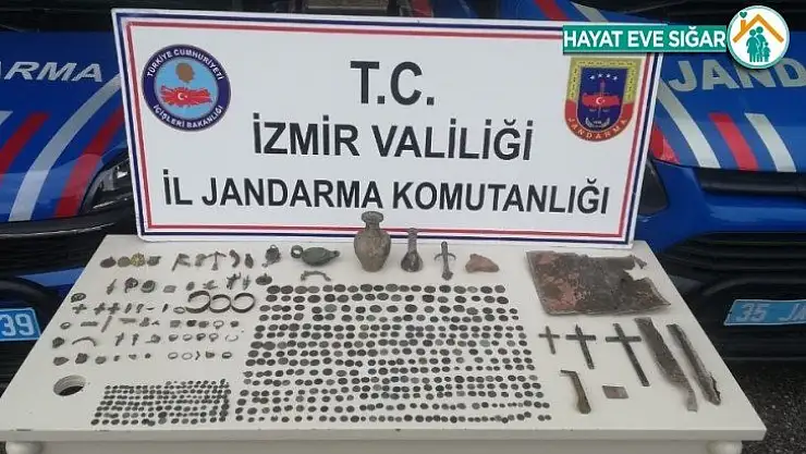 Araçta 575 adet tarihi eser ele geçirildi