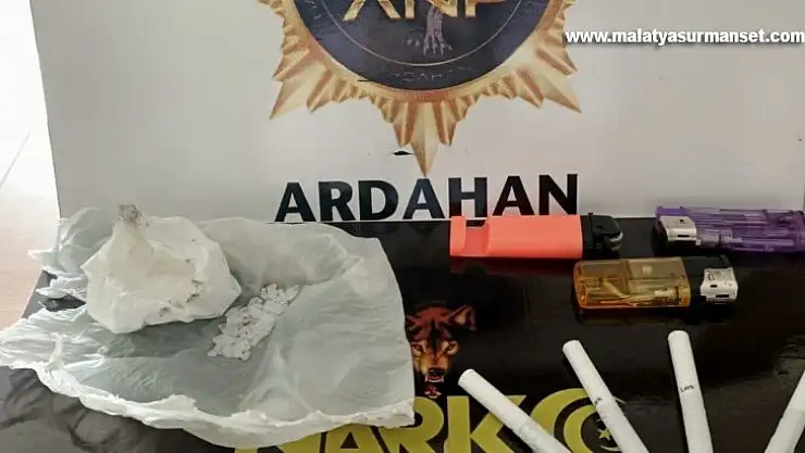 Ardahan'da uyuşturucu operasyonunda 1 kişi tutuklandı
