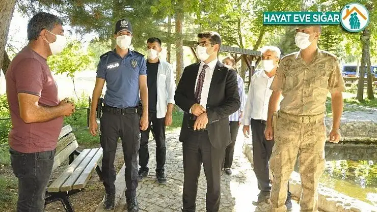 Arguvan'da korona denetimleri sıklaştırıldı