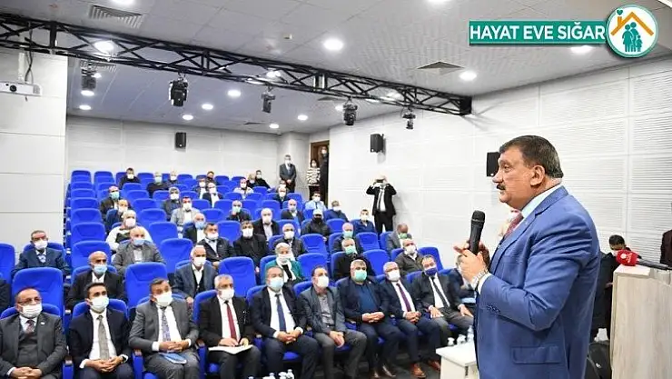 Arguvanlı muhtarlardan Başkan Gürkan'a teşekkür