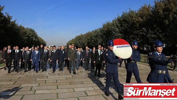 ASELSAN yönetiminden 44. kuruluş yıl dönümünde Anıtkabir'e ziyaret