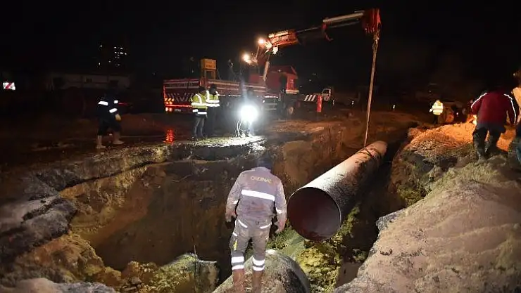 ASKİ eskiyen su borularını değiştiriyor