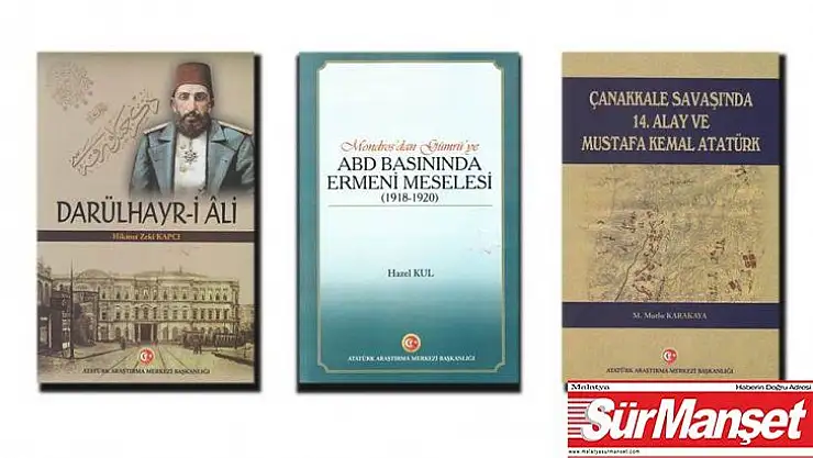 Atatürk Araştırma Merkezi yayınlarına 3 yeni eser daha eklendi