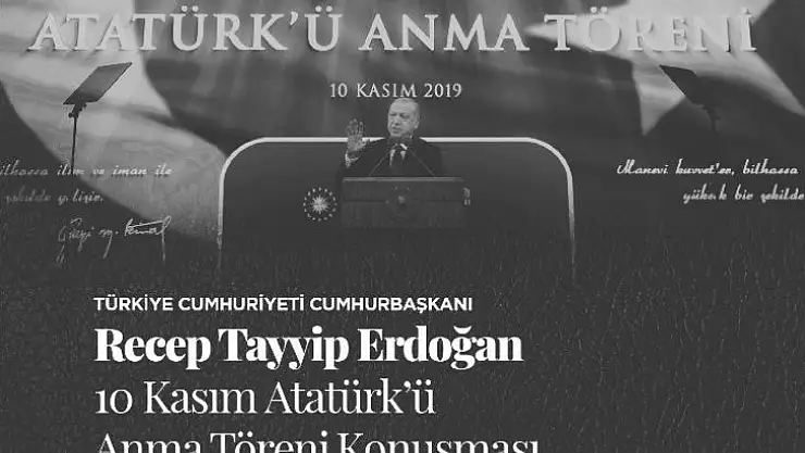 Atatürk'ü Anma Töreni'ndeki mesajlar liseli gençlerle buluştu