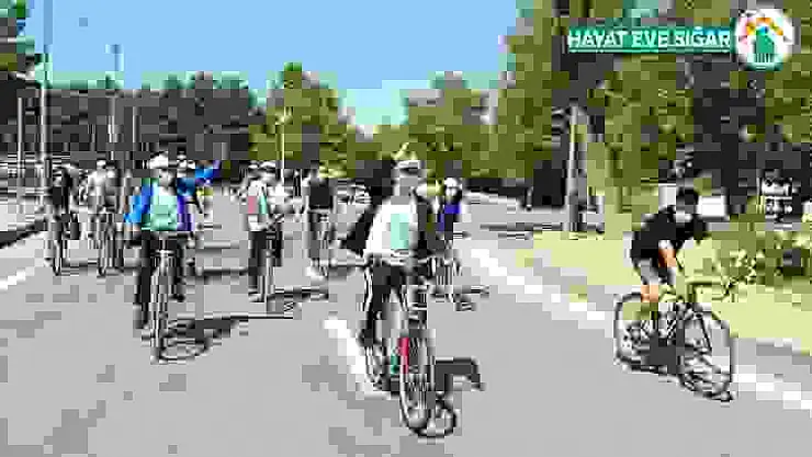 Avrupa Hareketlilik Haftası kapsamında vali ve başkan  pedal çevirdi