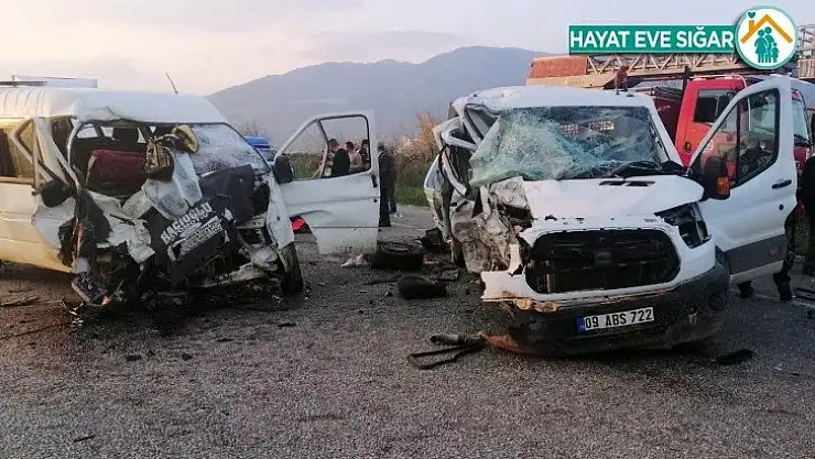 Aydın'da trafik kazası: 2'si ağır 4 yaralı