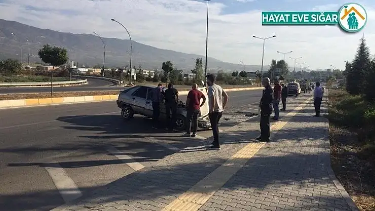 Baba ile oğlunu kaza ayırdı