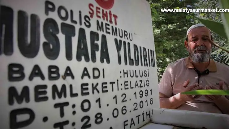 Babalar Günü'nde şehit oğluna ziyaret: 'O bana gelemedi, ben ona geldim'