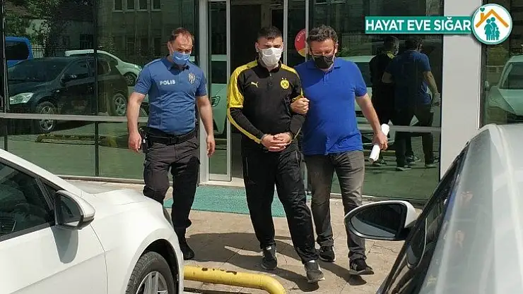 Babasına kuru sıkı tabancayla ateş eden genç tutuklandı