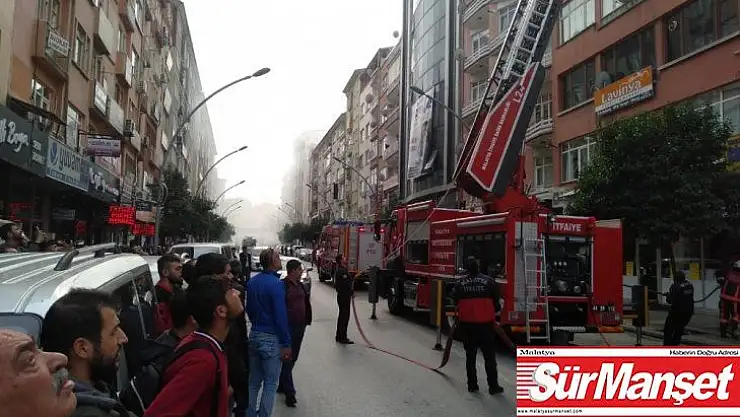 Bacadan çıkan yangın korkuttu