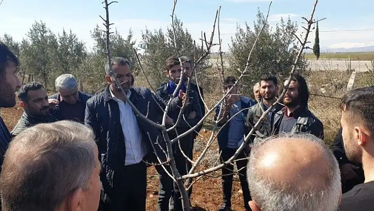 Badem üreticilerine eğitim verildi