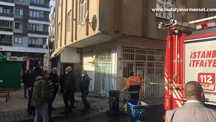 Bağcılar'da patlama: Doğal gaz borusunu kesti iddiası