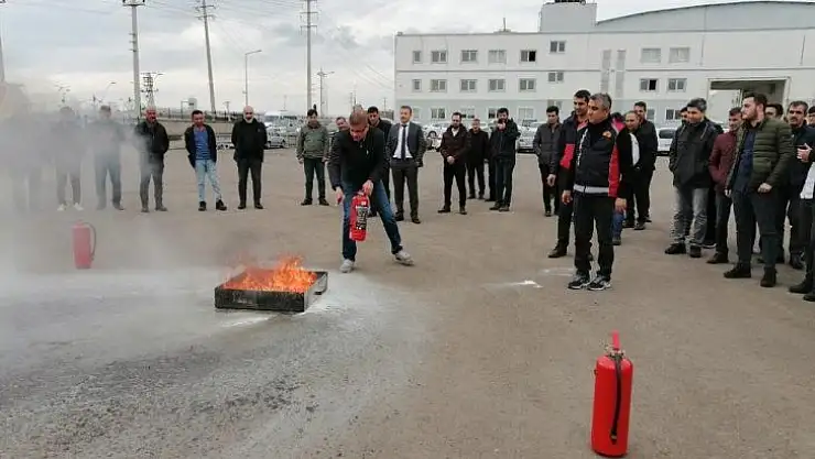 Bağlar Belediyesi personeline itfaiye eğitimi
