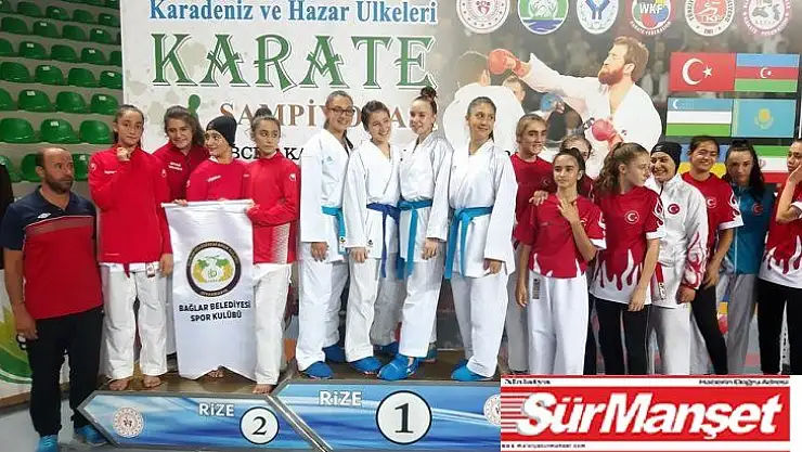 Bağlar Belediyespor karatede başarılara doymuyor