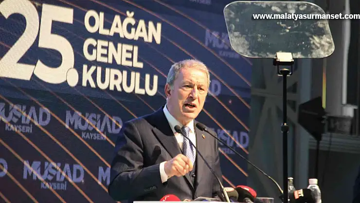 Bakan Akar: Haince yapılan eylemlere karşı ahlaksızlara karşı Kur'an yakan şerefsizlere karşı Türkiye var