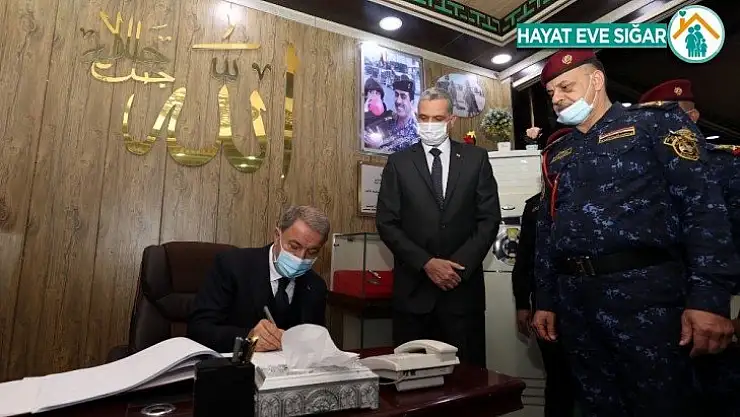 Bakan Akar, Irak İçişleri Bakanı El Ganimi ile görüştü