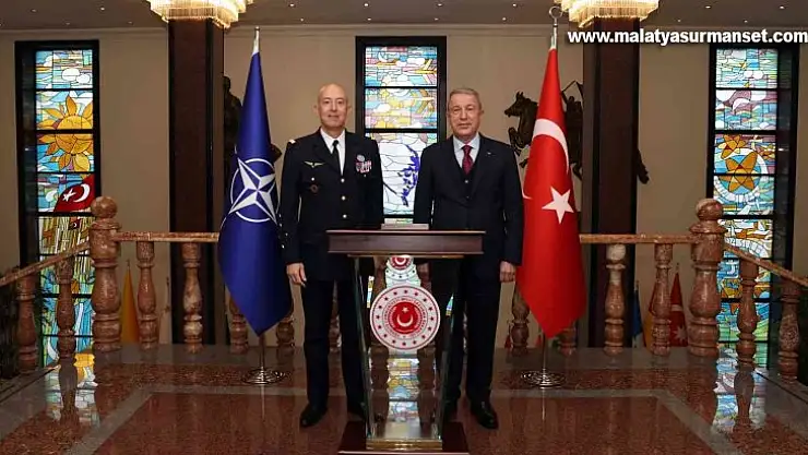 Bakan Akar, NATO Yüksek Müttefik Dönüşüm Komutanı Lavigne'yi ağırladı