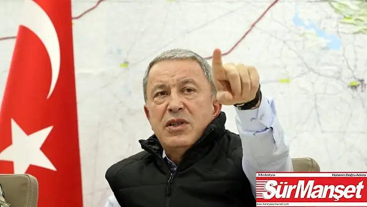 Bakan Akar ve komutanlar Barış Pınarı Harekatı'nı sevk ve idare ediyor