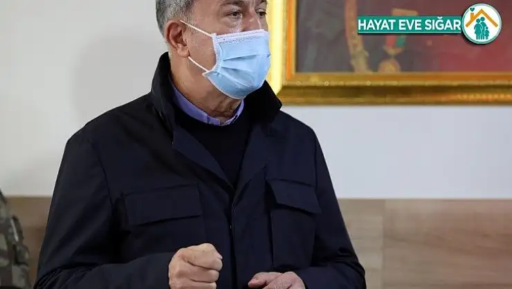 Bakan Akar ve komutanların Azerbaycan dönüşü sınır mesaisi