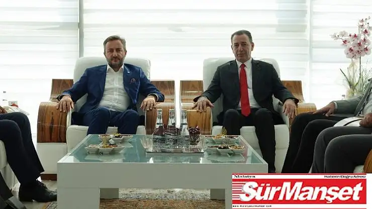 Bakan Aydın Maruf, Elazığ TSO Başkanı  Arslan'la bir araya geldi