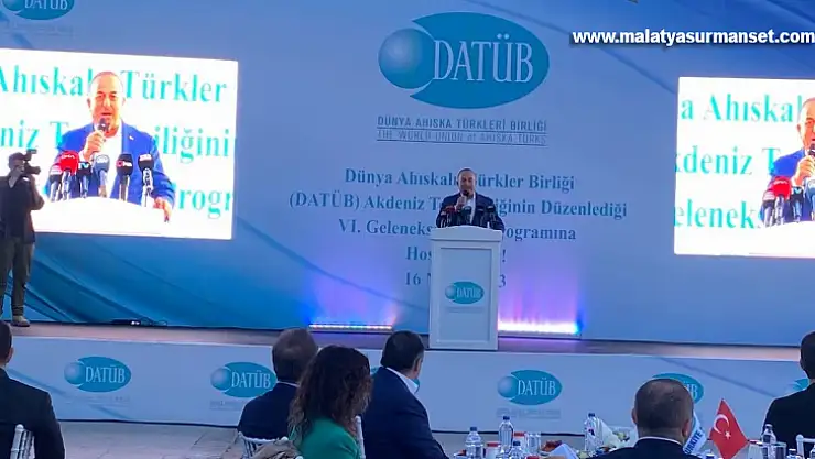 Bakan Çavuşoğlu: 'Türkiye'de bulunan Ahıska Türklerinin hepsine vatandaşlık vereceğiz'