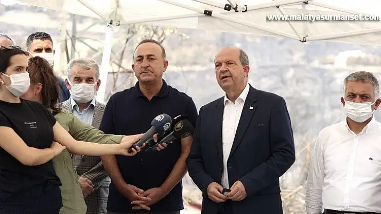 Bakan Çavuşoğlu: 'Yangınla mücadelede en büyük engelimiz rüzgar'