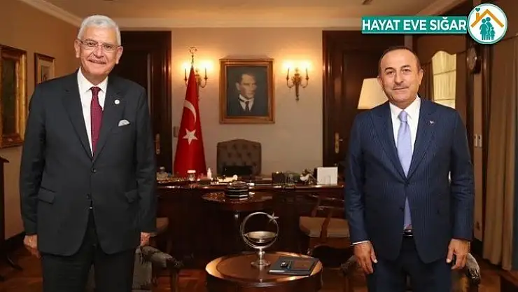 Bakan Çavuşoğlu, BM Genel Kurul Başkanlığı'na seçilen Bozkır ile görüştü