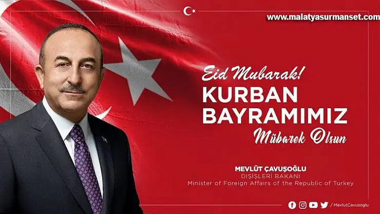 Bakan Çavuşoğlu'ndan bayram mesajı