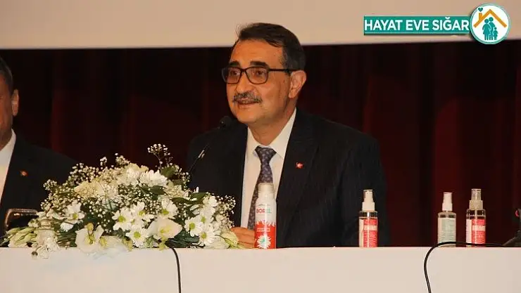 Bakan Dönmez'den Ayancık, Erfelek ve Durağan'a doğal gaz müjdesi